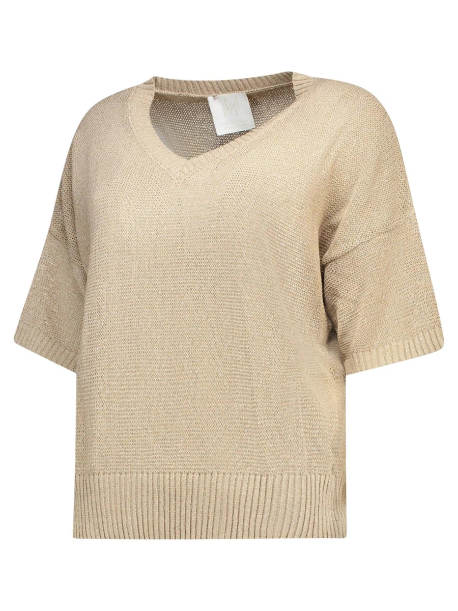 Maglia Uruguay in lurex-Maglieria-Marella-Vittorio Citro Boutique