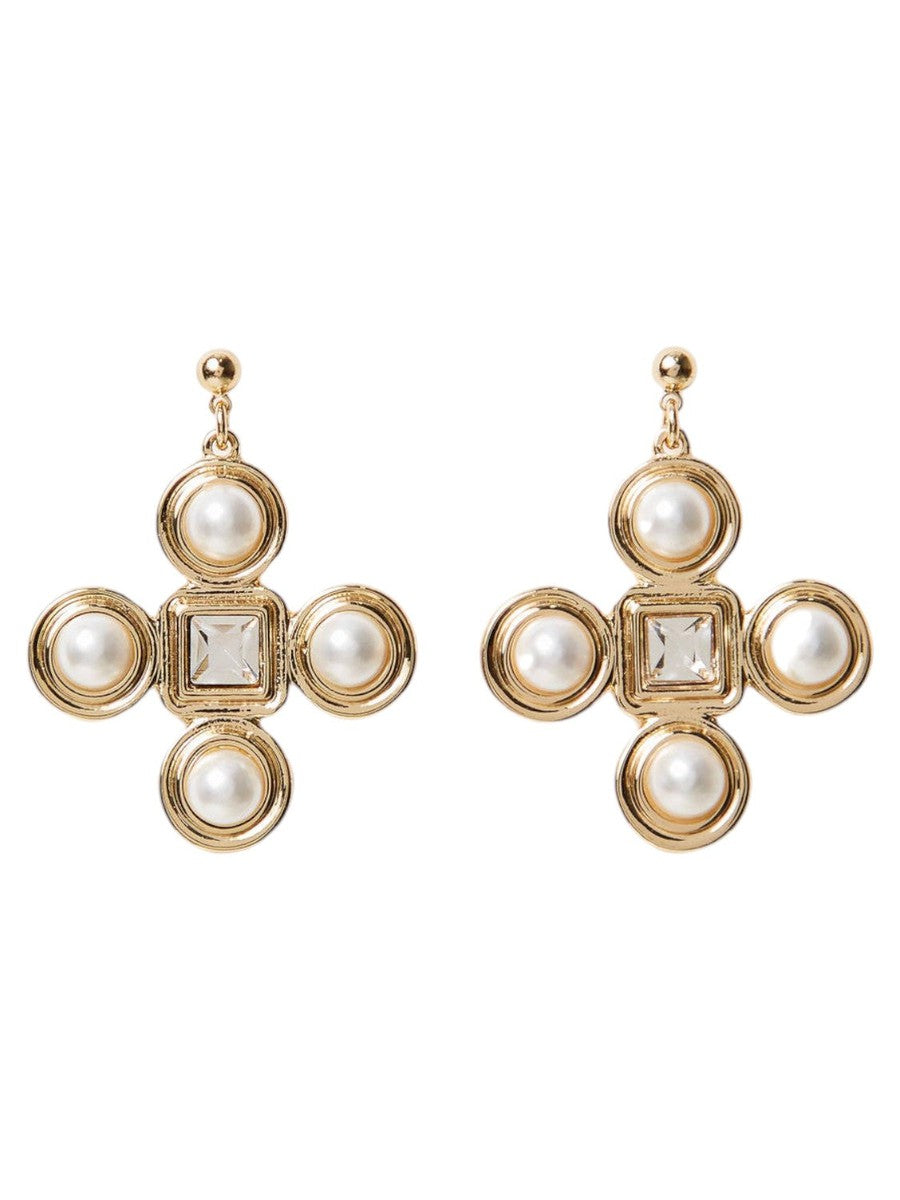 Orecchini pendenti a croce-Twinset-Orecchini-Vittorio Citro Boutique