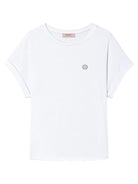T-shirt con maniche a kimono e Oval T-Twinset-T-shirt-Vittorio Citro Boutique