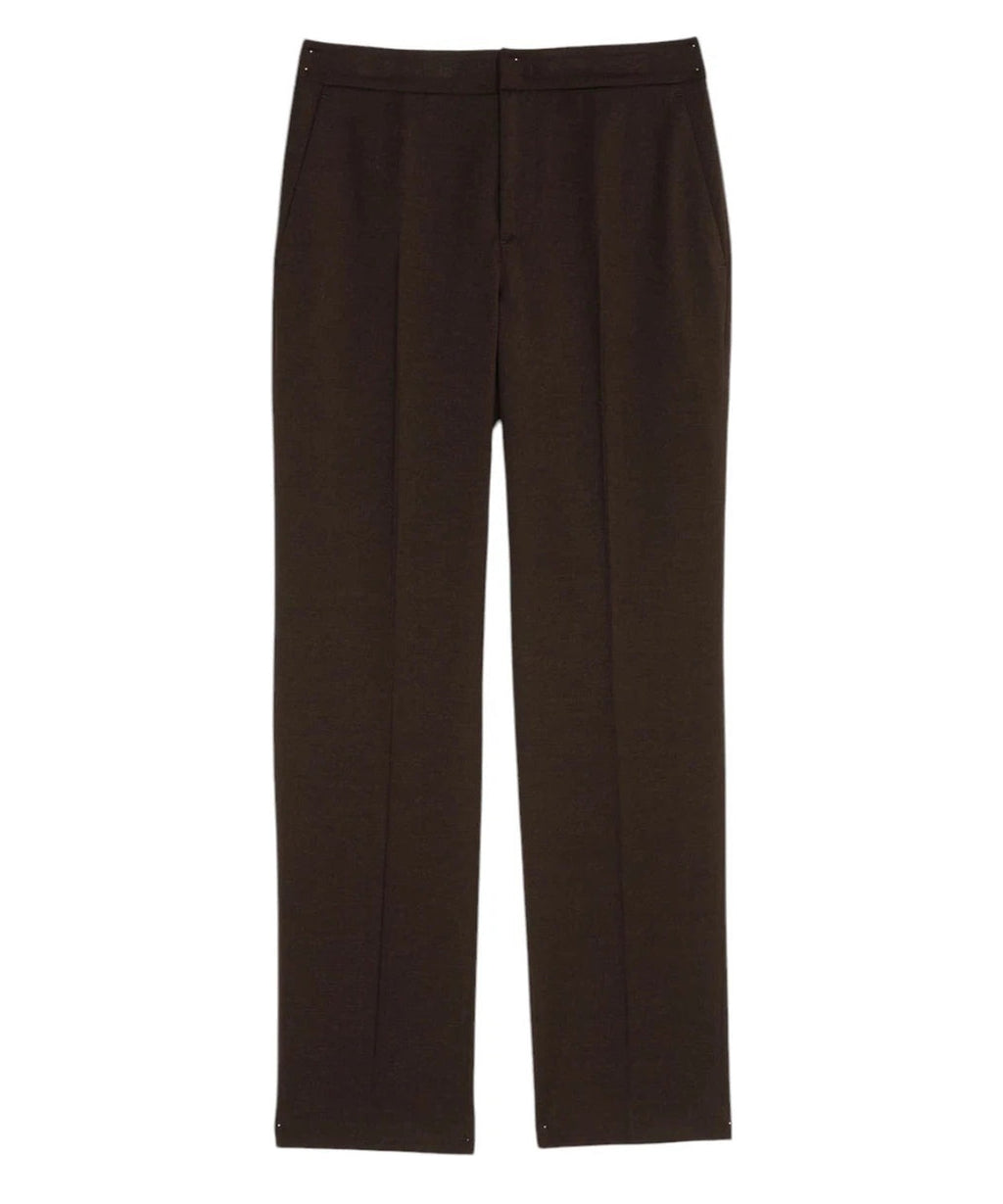 Pantaloni Marroni in Tessuto di Twinset-Twinset-Pantaloni-Vittorio Citro Boutique