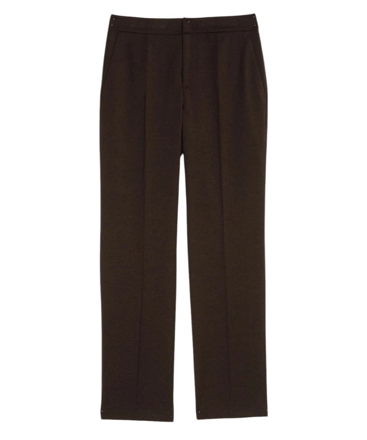 Pantaloni Marroni in Tessuto di Twinset-Twinset-Pantaloni-Vittorio Citro Boutique
