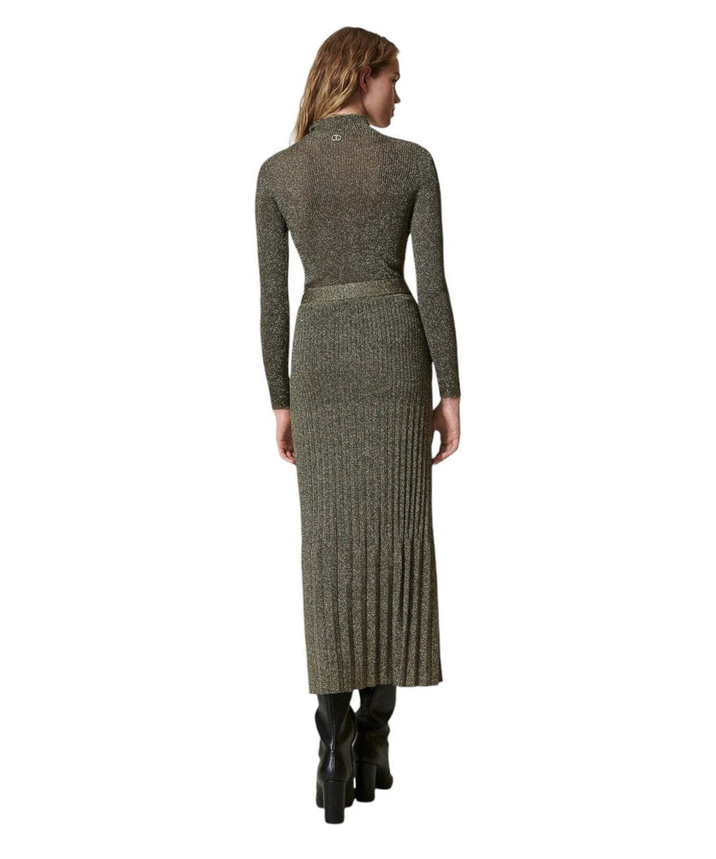 Gonna Longuette in Maglia Lurex-Twinset-Gonne-Vittorio Citro Boutique
