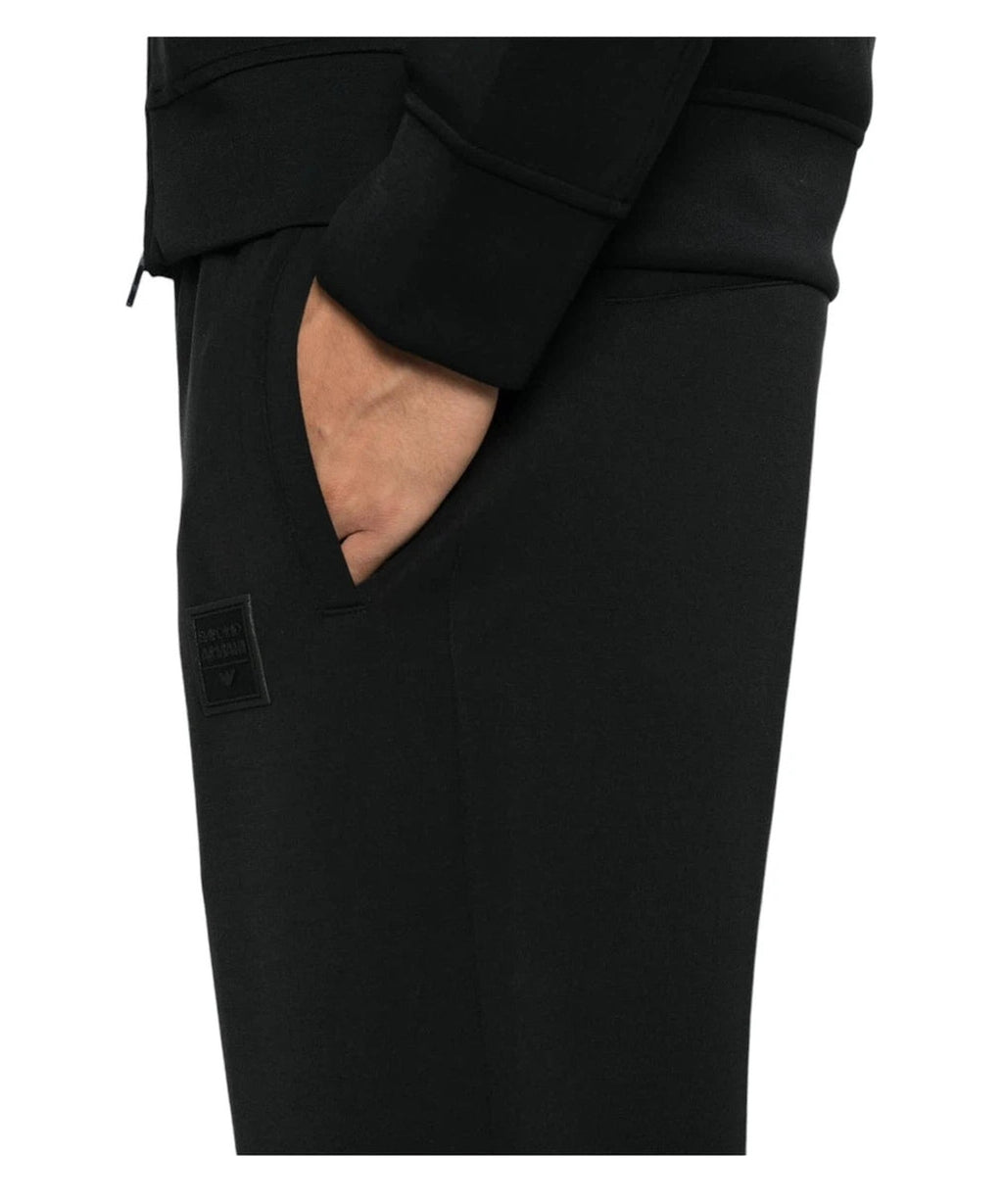 Tuta Sportiva con Applicazione Logo in Jersey-Emporio Armani-Tuta-Vittorio Citro Boutique