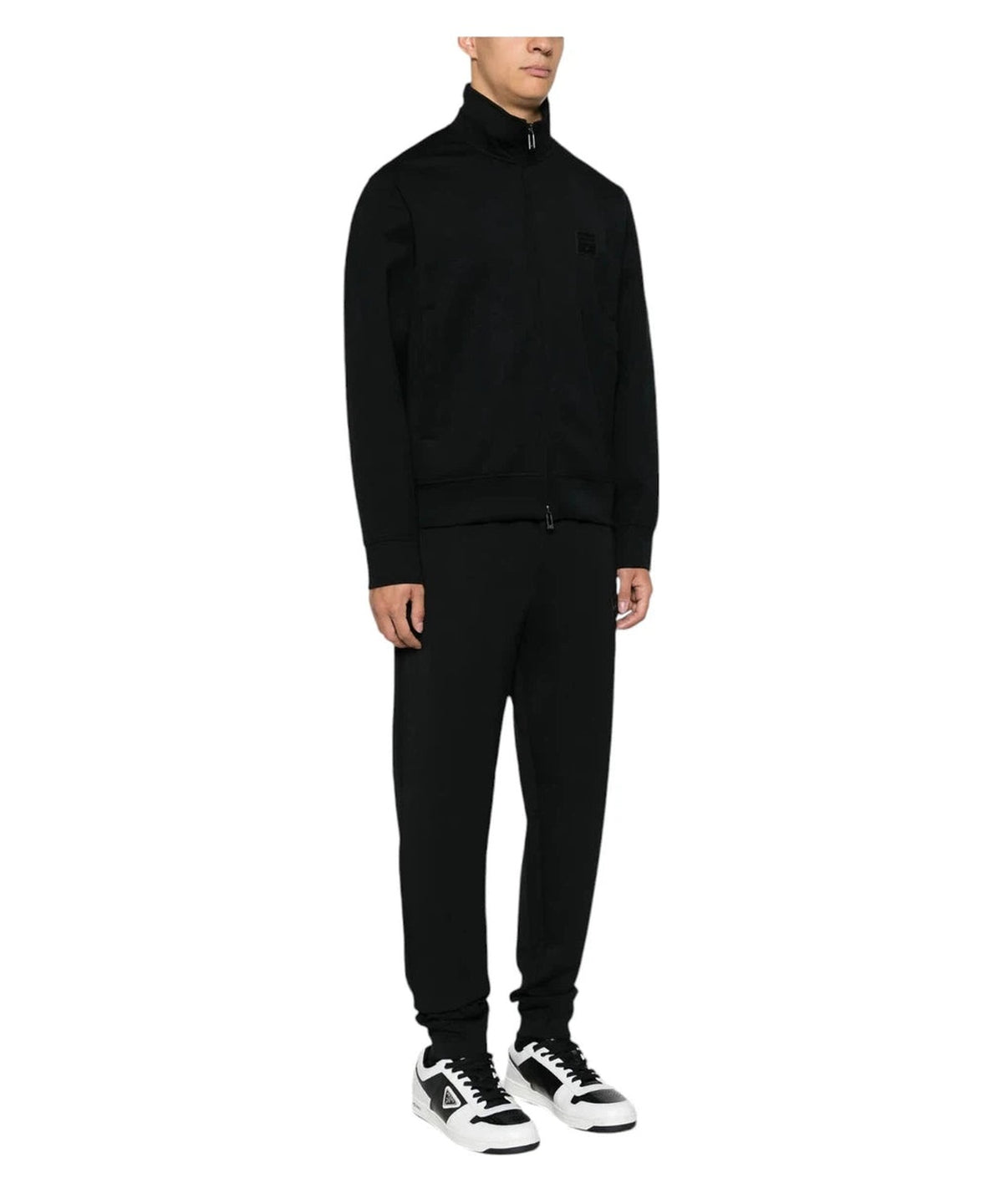 Tuta Sportiva con Applicazione Logo in Jersey-Emporio Armani-Tuta-Vittorio Citro Boutique
