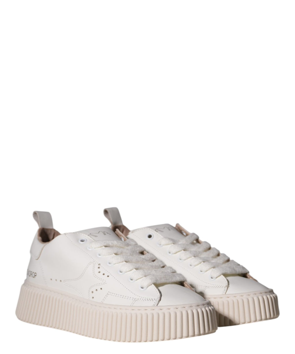 Sneakers Donna in Pelle con Suola Platform AmaBrand