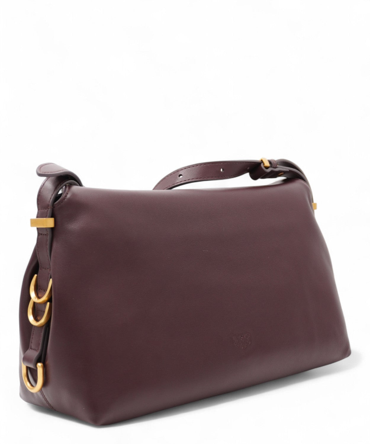 Borsa Saddle Baguette media in pelle-Pinko-Borse a spalla-Vittorio Citro Boutique