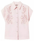 Camicia in Popeline Rosa-Twinset-Camicie-Vittorio Citro Boutique