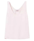 Top in raso lucido con collo tondo-Twinset-Top-Vittorio Citro Boutique