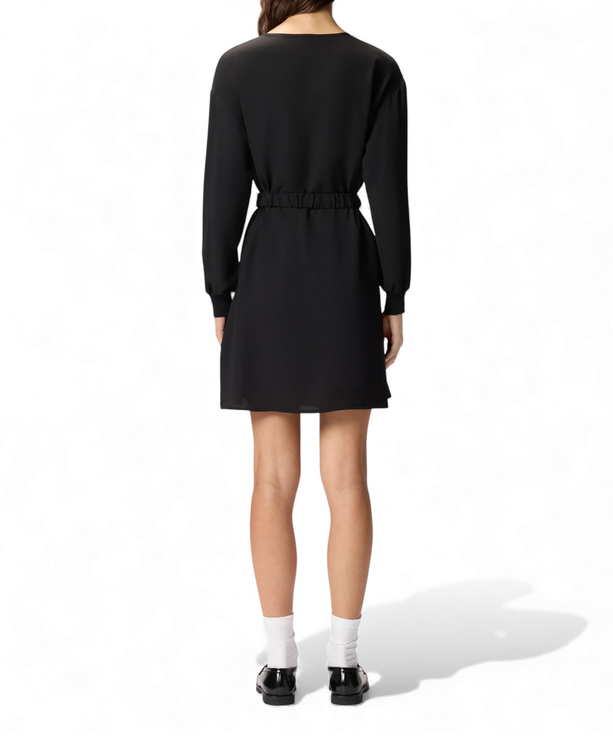 Abito Corto PINKO in Crêpe con Cintura Love Birds