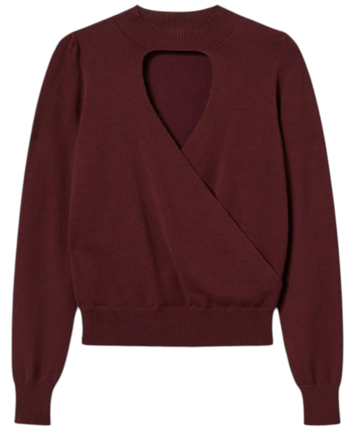 Maglia con Cut-Out e Incrocio-Twinset-Maglieria-Vittorio Citro Boutique