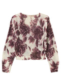 Maglia in Misto Mohair con Stampa Floreale-Twinset-Maglieria-Vittorio Citro Boutique
