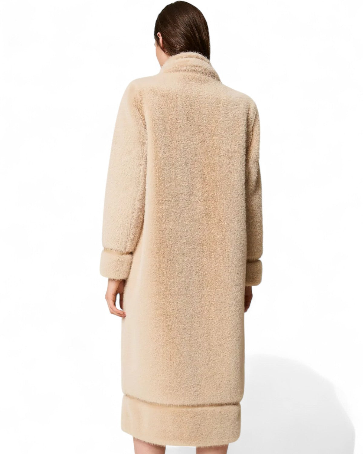 Cappotto Doppiopetto in Faux Fur-Twinset-Pellicce e shearling-Vittorio Citro Boutique