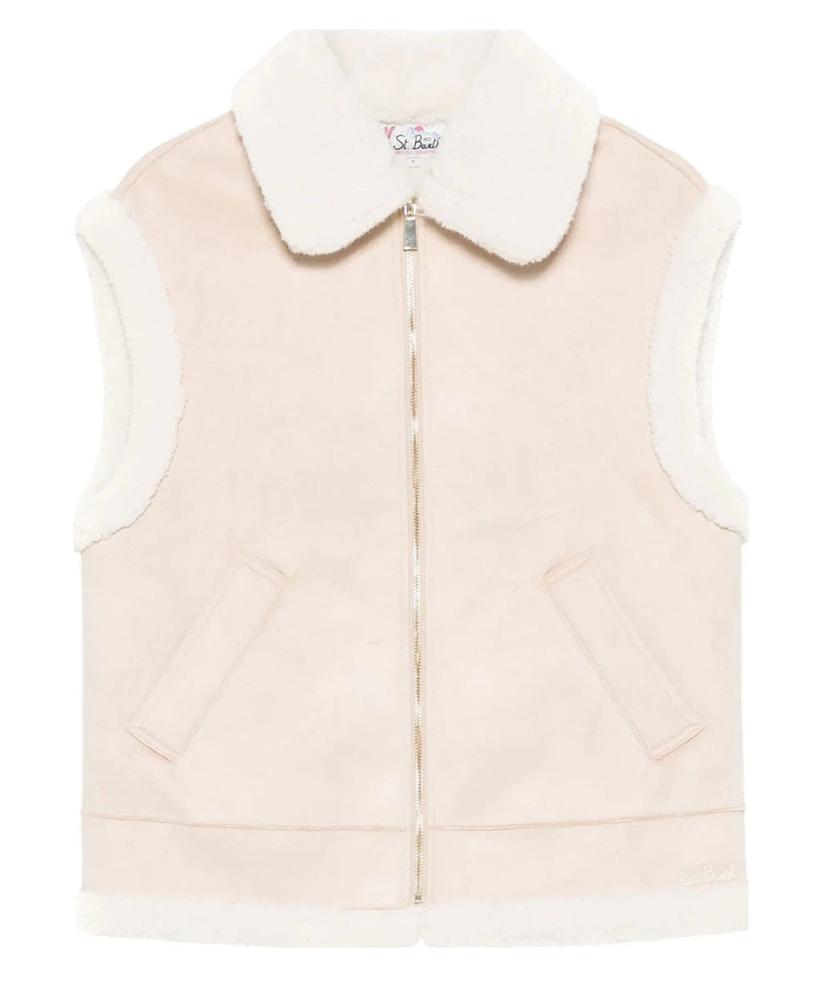 Gilet Hesketh in Pelle Scamosciata Cruelty-Free-Mc2 Saint Barth-Pellicce e shearling-Vittorio Citro Boutique