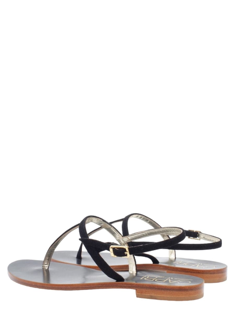 Infradito nero-Capri Vittorio Citro-Sandali-Vittorio Citro Boutique