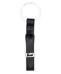 Portachiavi Nobuckle in pelle martellata con anello metallico-Orciani-Portachiavi-Vittorio Citro Boutique