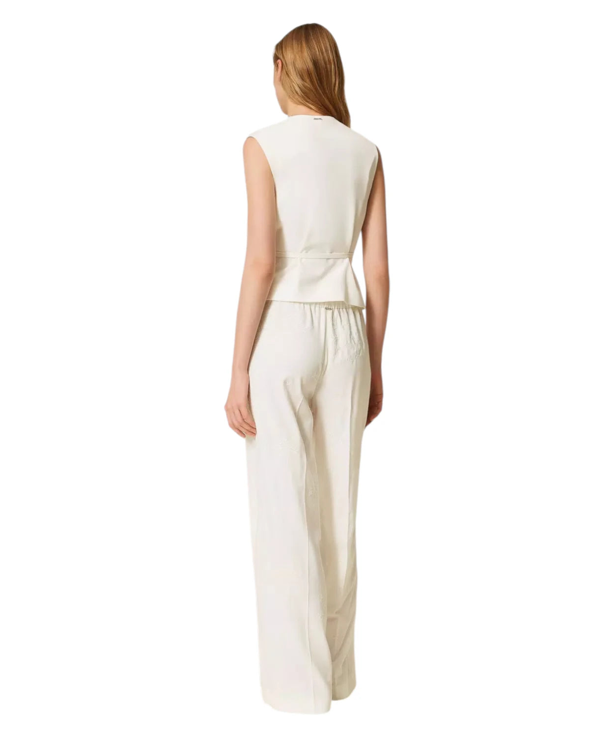 Pantaloni Palazzo Eleganti Ricamati Twinset