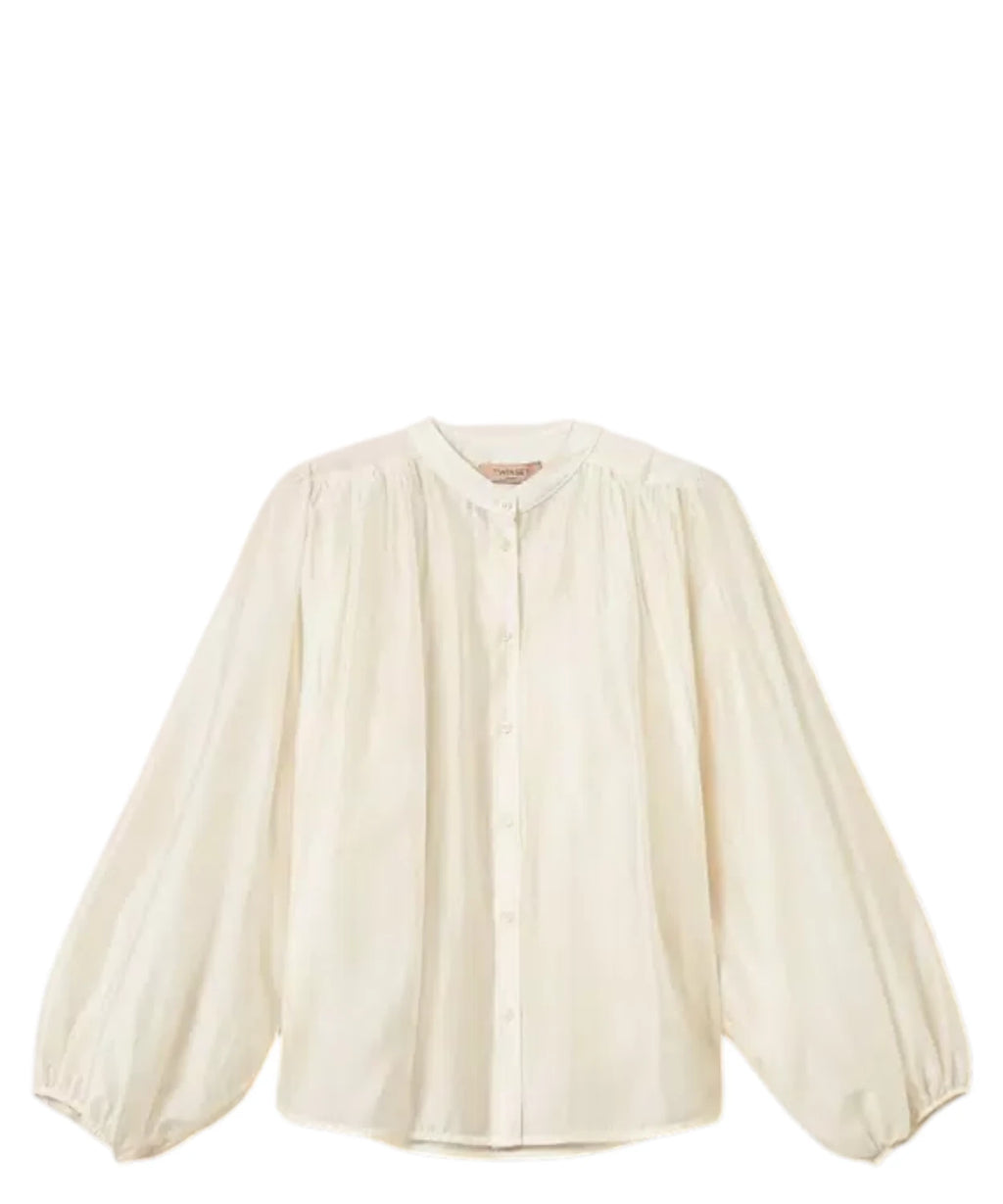 Transparant Lyocell Twinset Damesoverhemd