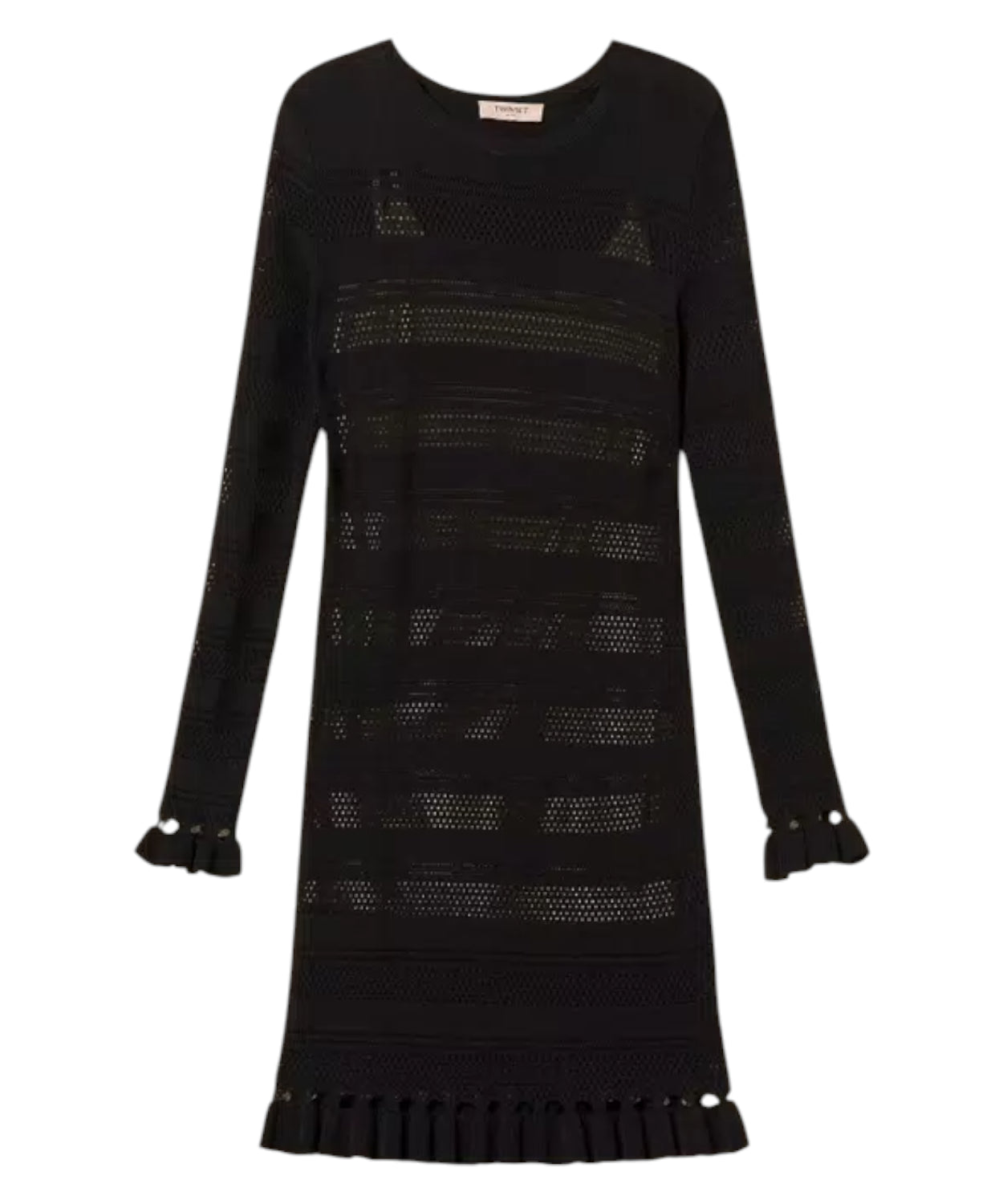 Abito Corto in Maglia con Volant Twinset