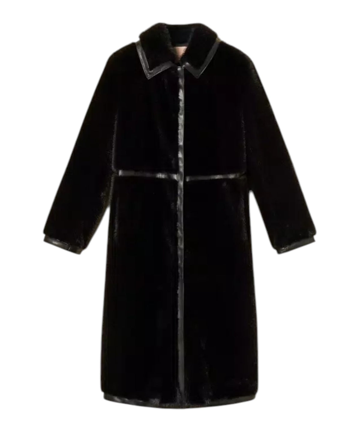 Cappotto Donna in Faux Fur con Colletto