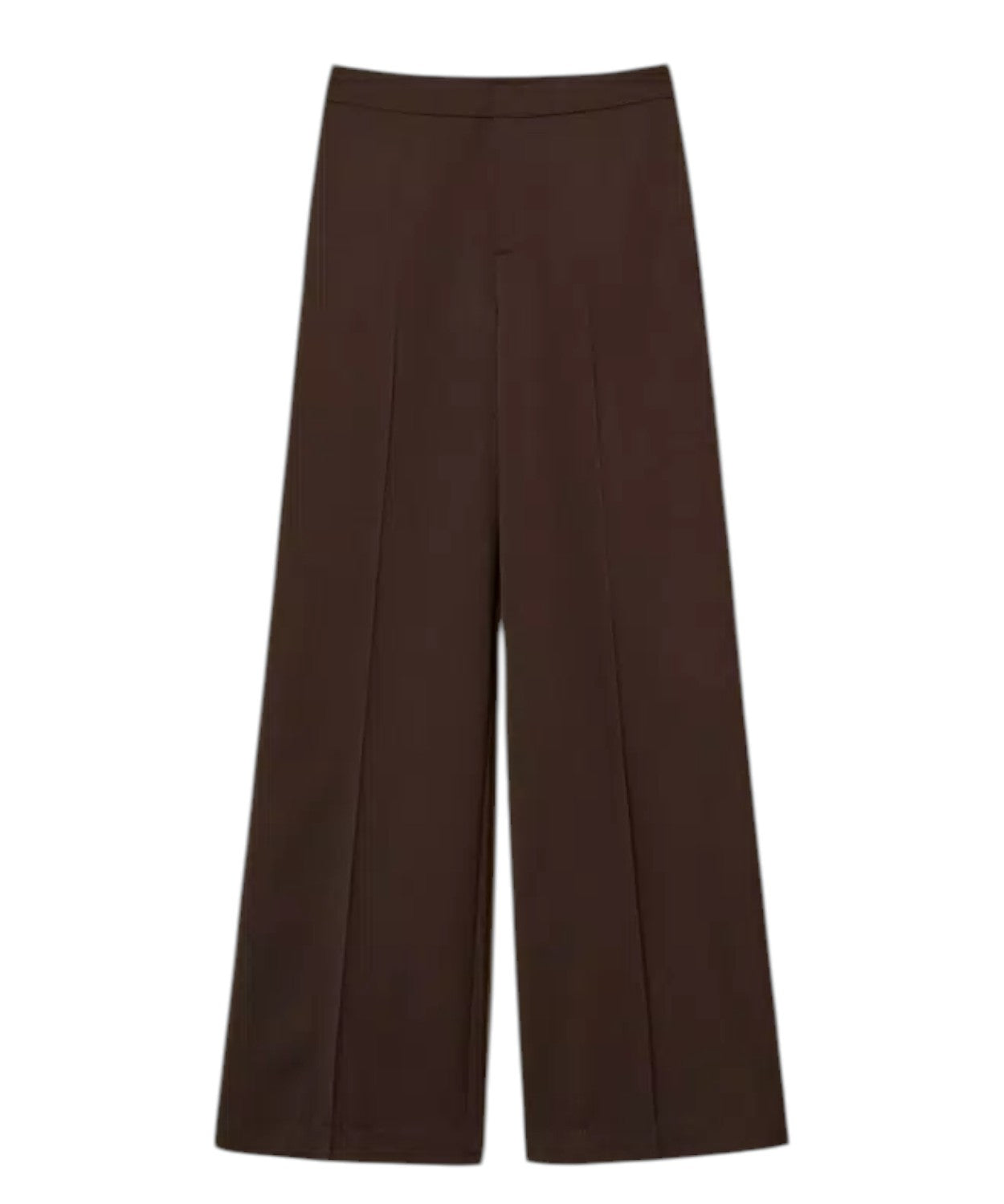 Twinset Pantaloni Donna Raso Opaco Lana e Viscosa