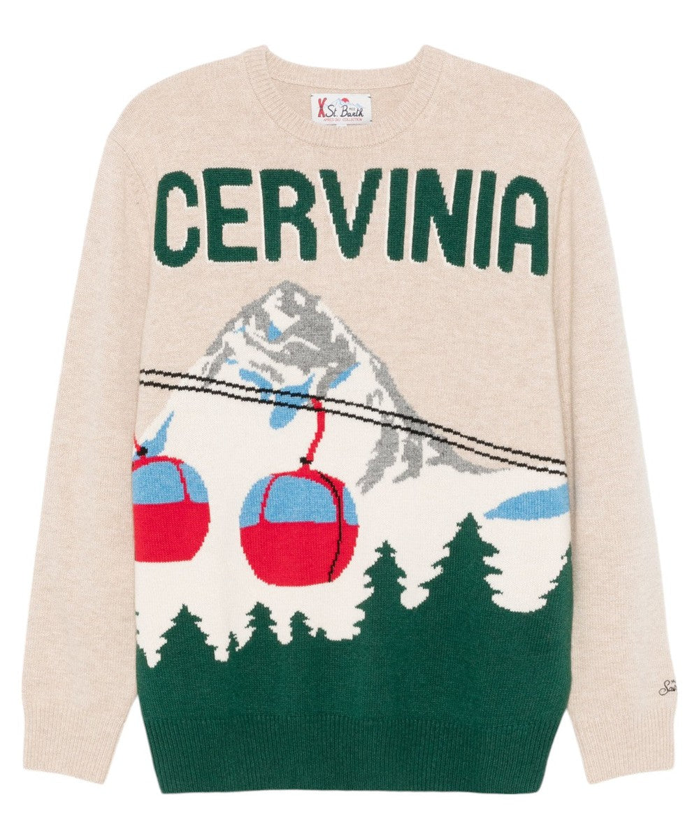 Maglioni Ake Maglieria Heron Postcard Cervinia Beige Sweater