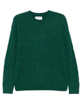 Maglione Girocollo Regent in Misto Cashmere Verde-Mc2 Saint Barth-Maglieria-Vittorio Citro Boutique