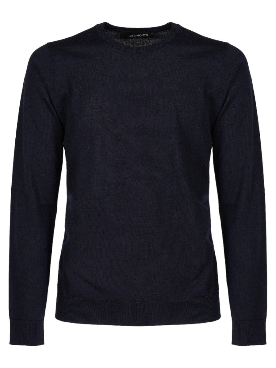 Maglia Girocollo in Pura Lana Rasata-JEORDIE'S-Maglieria-Vittorio Citro Boutique