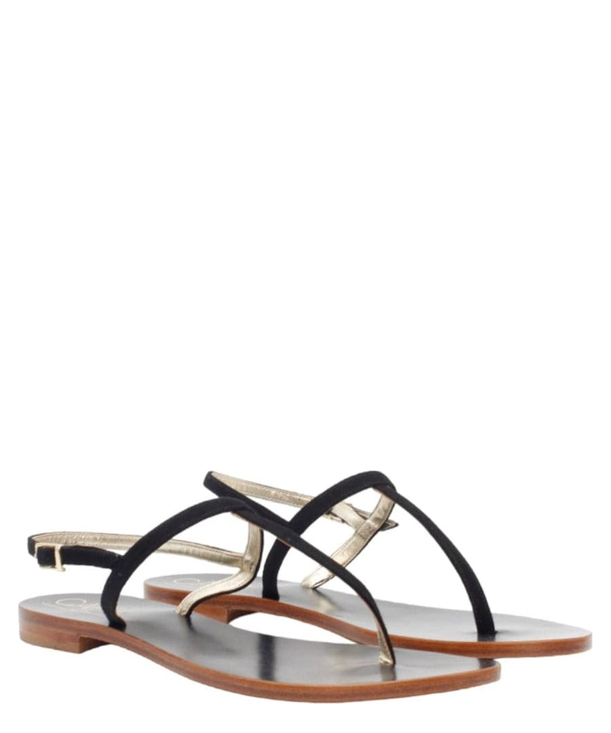 Infradito nero-Capri Vittorio Citro-Sandali-Vittorio Citro Boutique