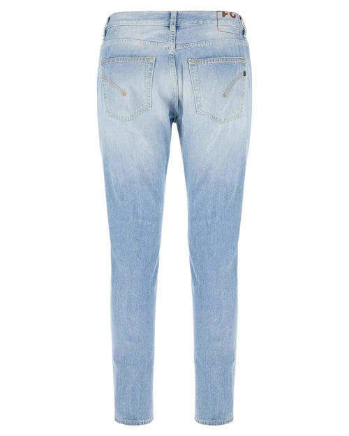 Dian Skinny Jeans in Hellblau – Distressed Denim und Slim Fit
