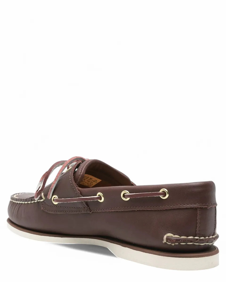 Scarpe da Barca in Pelle Marrone-TIMBERLAND-Mocassini-Vittorio Citro Boutique