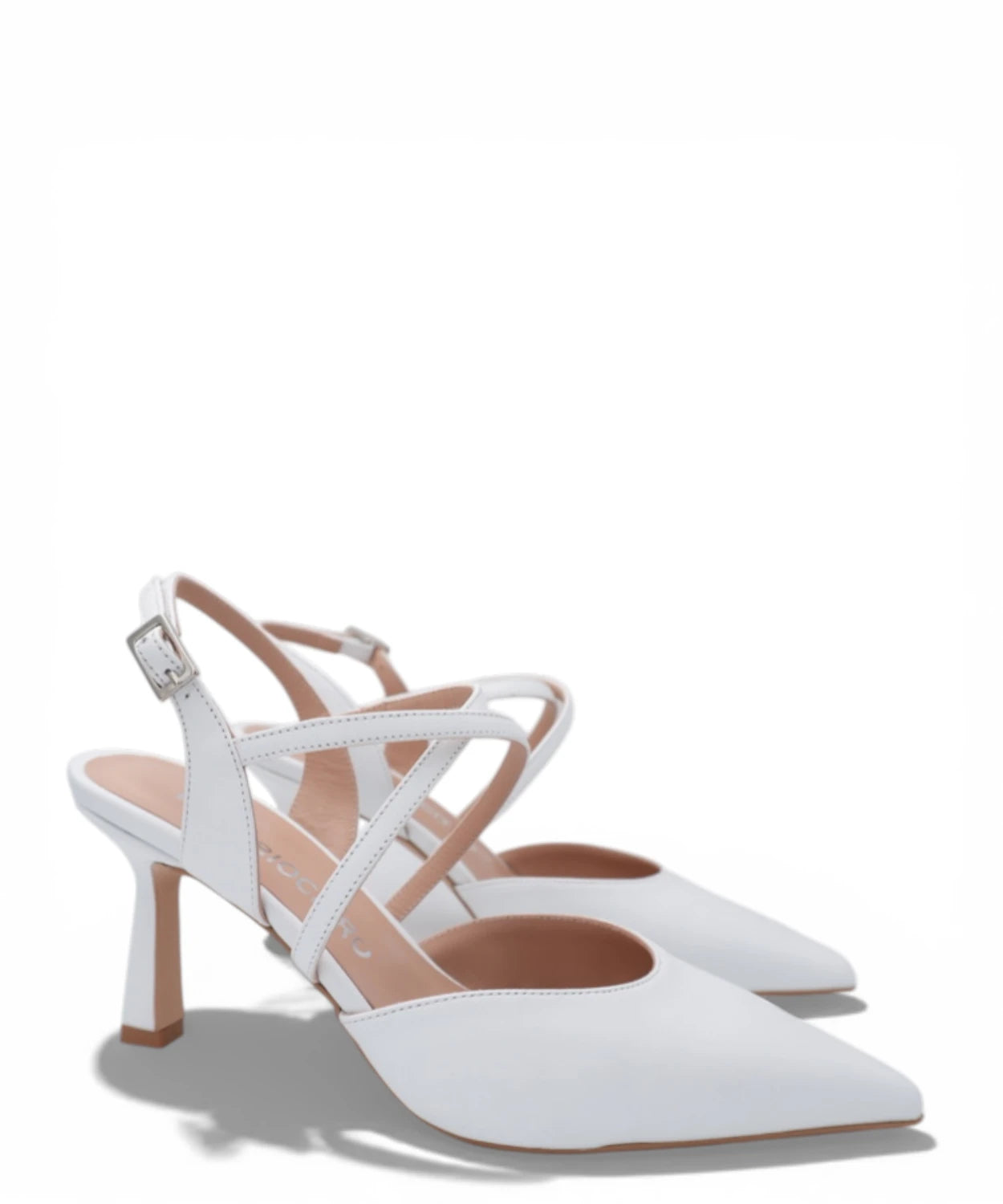 Décolleté Bianche con Cinturino - Vittorio Citro