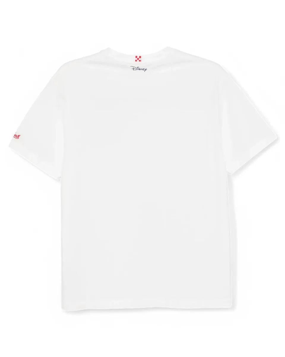 T-shirt x Disney con Stampa di Paperino e Ricamo-Mc2 Saint Barth-T-shirt-Vittorio Citro Boutique