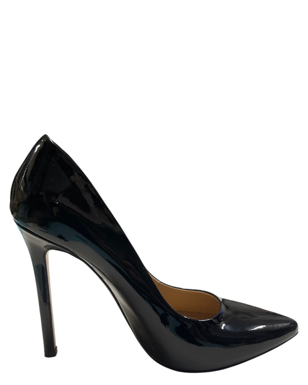 Stephen Good Damen-Décolleté aus schwarzem Lackleder mit 110 mm Absatzhöhe