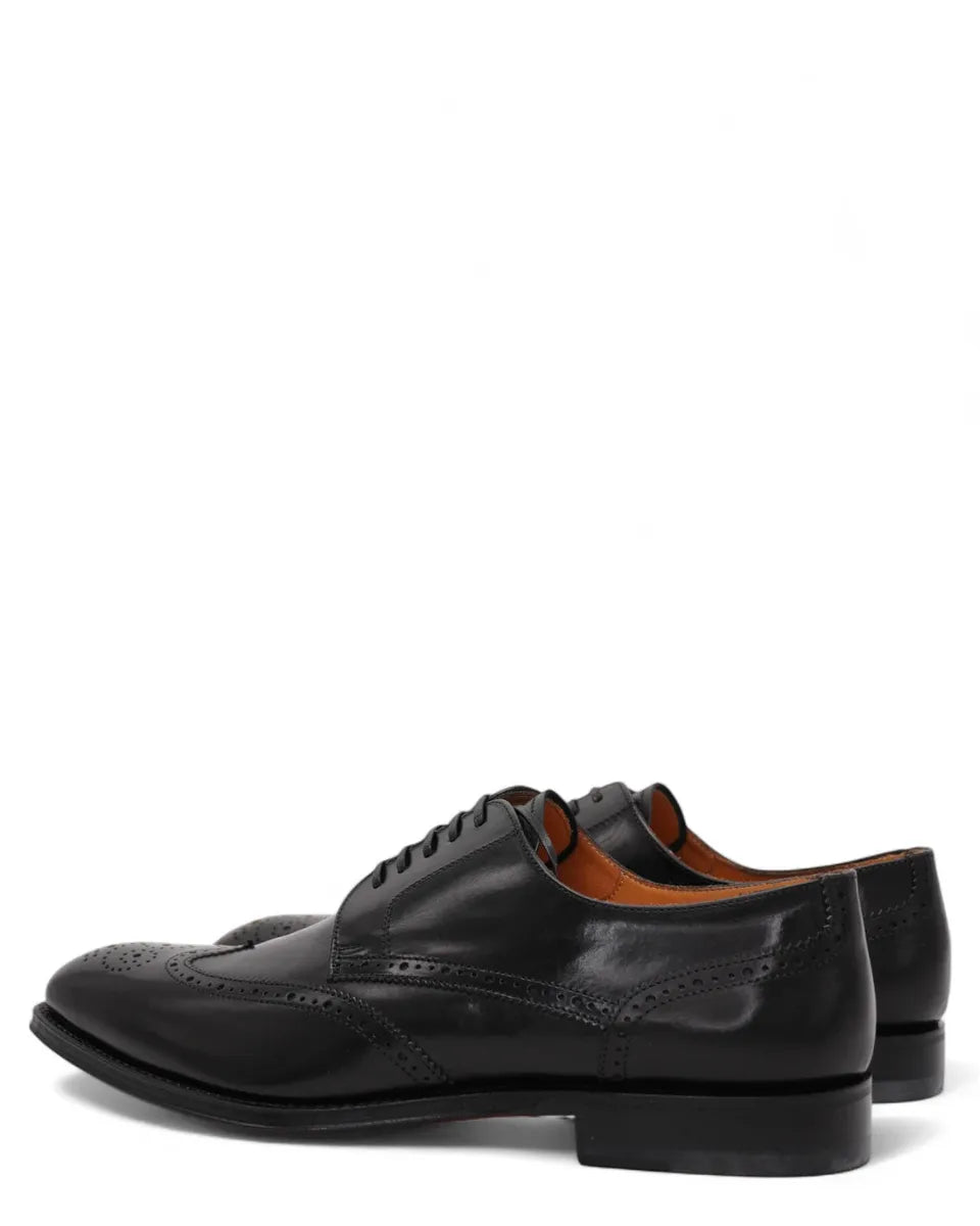 Scarpe Stringate in Pelle Nera con Lavorazione Goodyear – Navyboot-Graziano Salvatelli-Stringate-Vittorio Citro Boutique