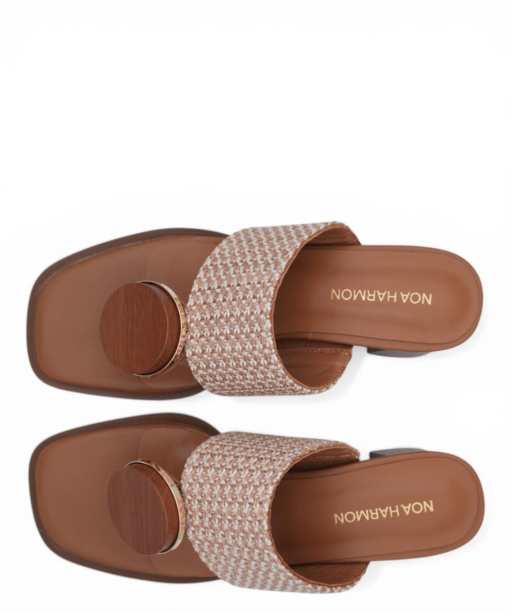 Mules infradito donna Petra Noa Harmon con pietra applicata