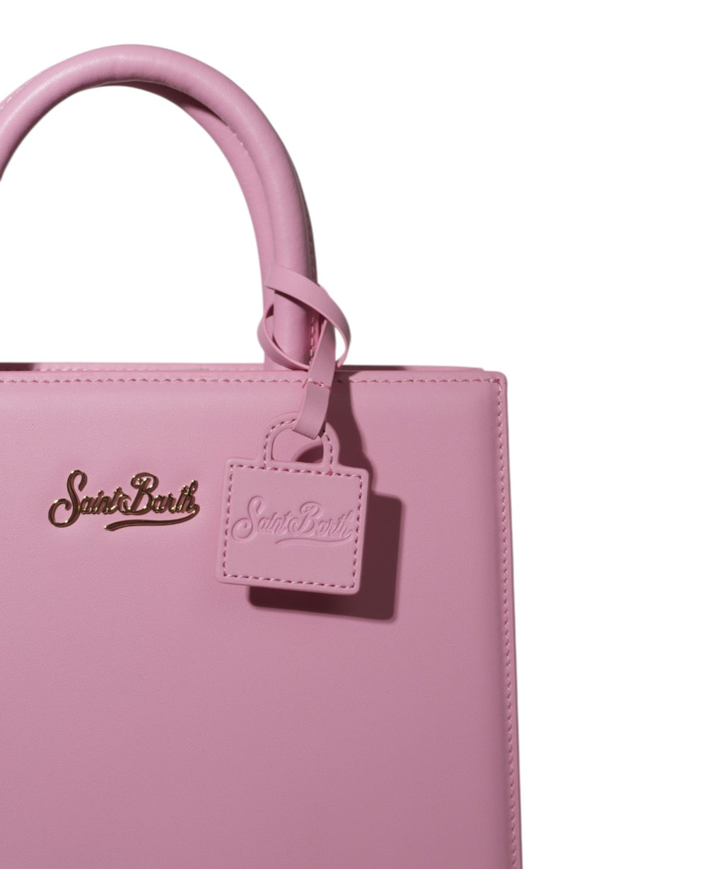 Borsa Shop Midi Pelle Rosa MC2 Saint Barth