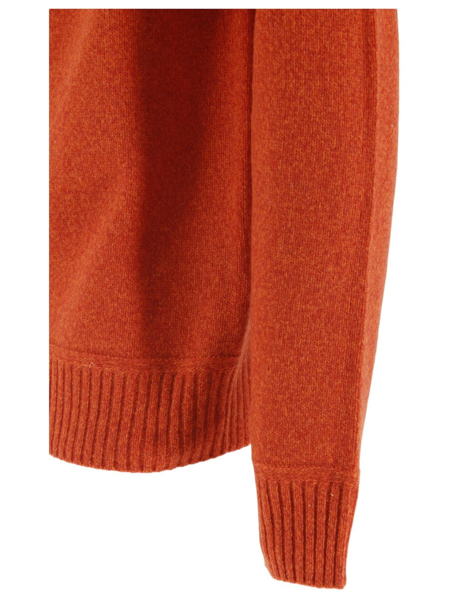 BRAILLE 01 MAGLIA A COLLO ALTO IN MISTO LANA MOULINÉ-Maglieria-Peuterey-Vittorio Citro Boutique