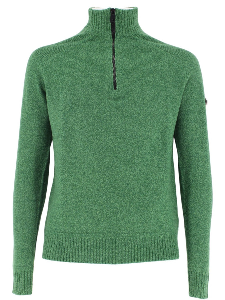 BRAILLE 01 MAGLIA A COLLO ALTO IN MISTO LANA MOULINÉ-Maglieria-Peuterey-Vittorio Citro Boutique