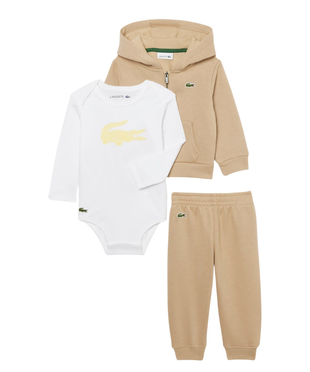 Completo tuta Lacoste per bambini con cappuccio
