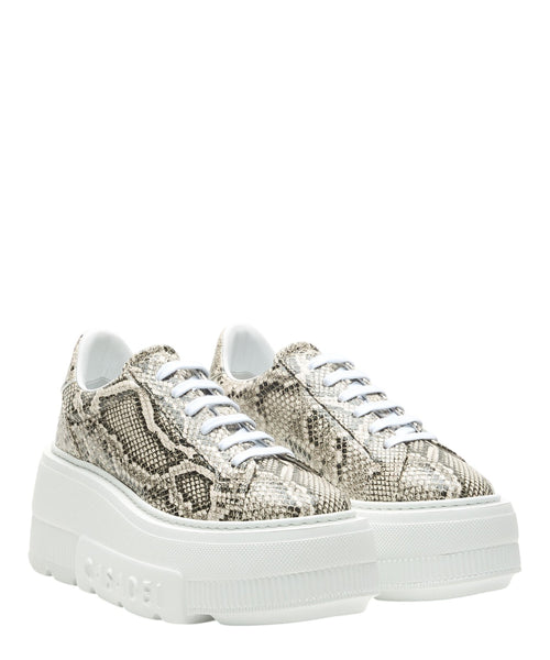 Sneakers Casadei Nexus Basilisco in vitello pitonato