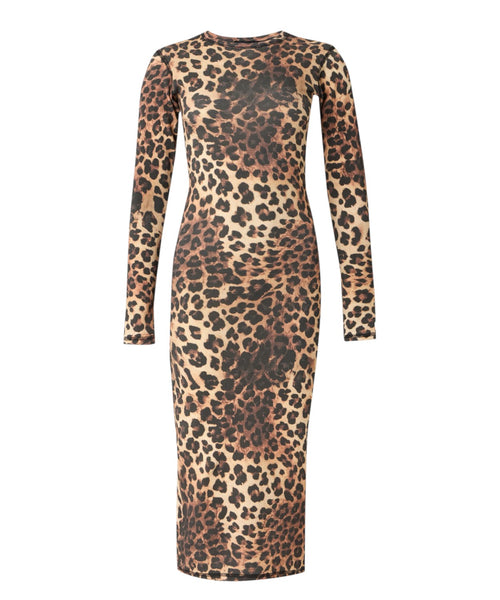 Vestito Leopardato GCDS in Cotone per Donna