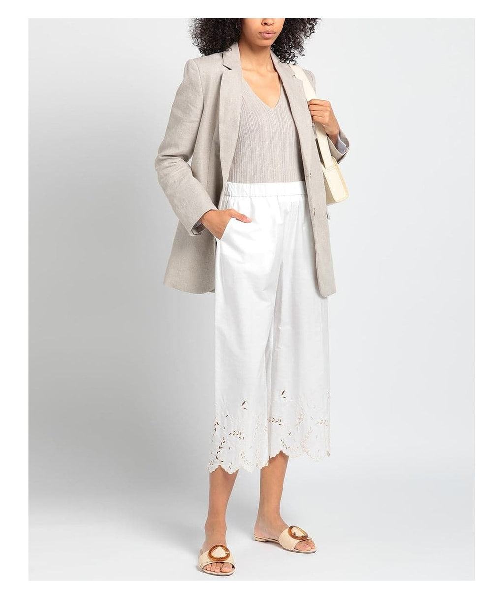 Pantaloni cropped e culottes-Blubianco-Pantaloni-Vittorio Citro Boutique