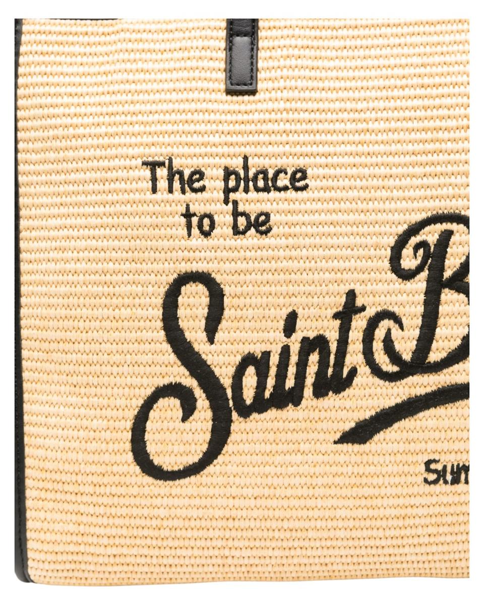 Borsa Vivian con Ricamo e Dettagli Intrecciati-Borse a spalla-Mc2 Saint Barth-Vittorio Citro Boutique