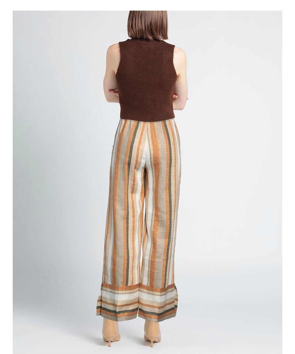 Pantalone con spacchi-Blubianco-Pantaloni-Vittorio Citro Boutique