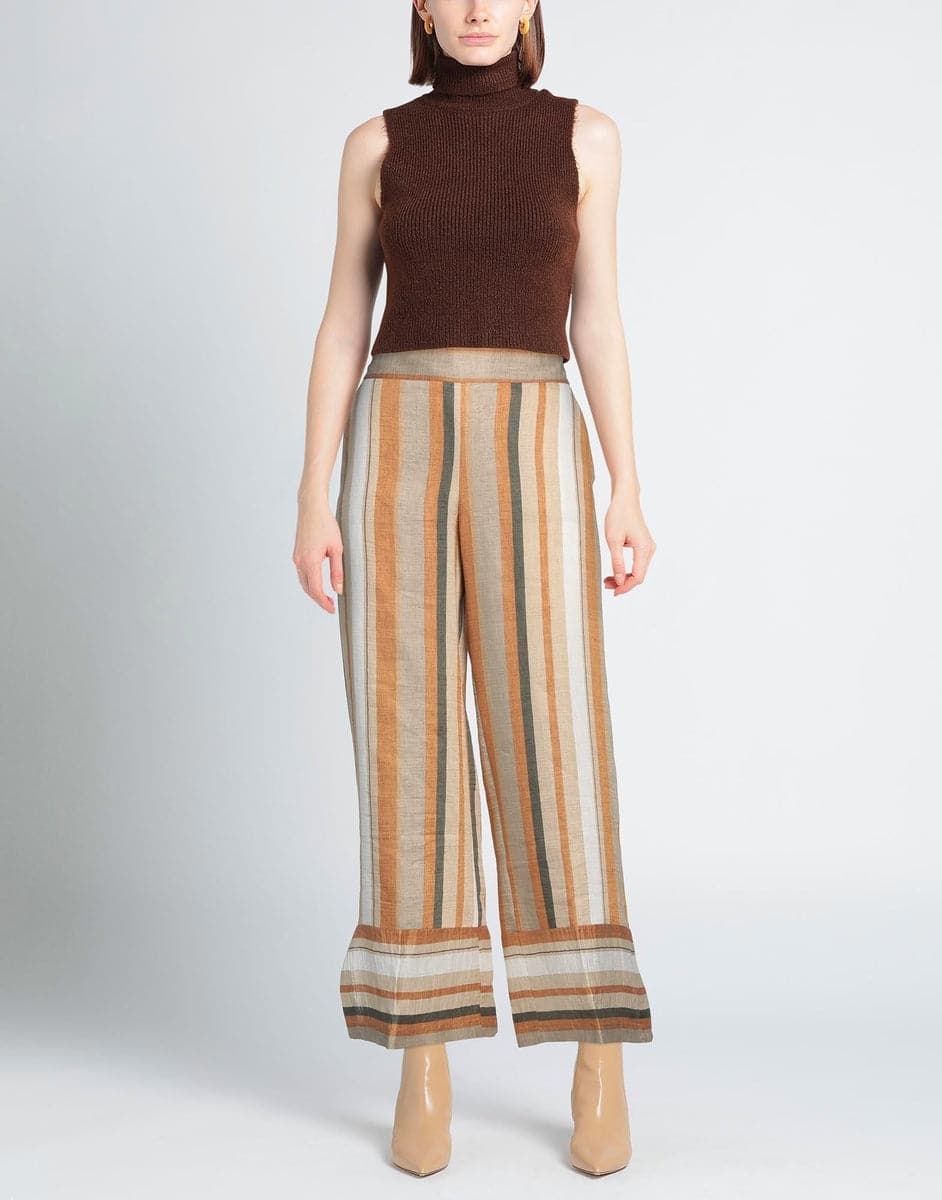 Pantalone con spacchi-Blubianco-Pantaloni-Vittorio Citro Boutique