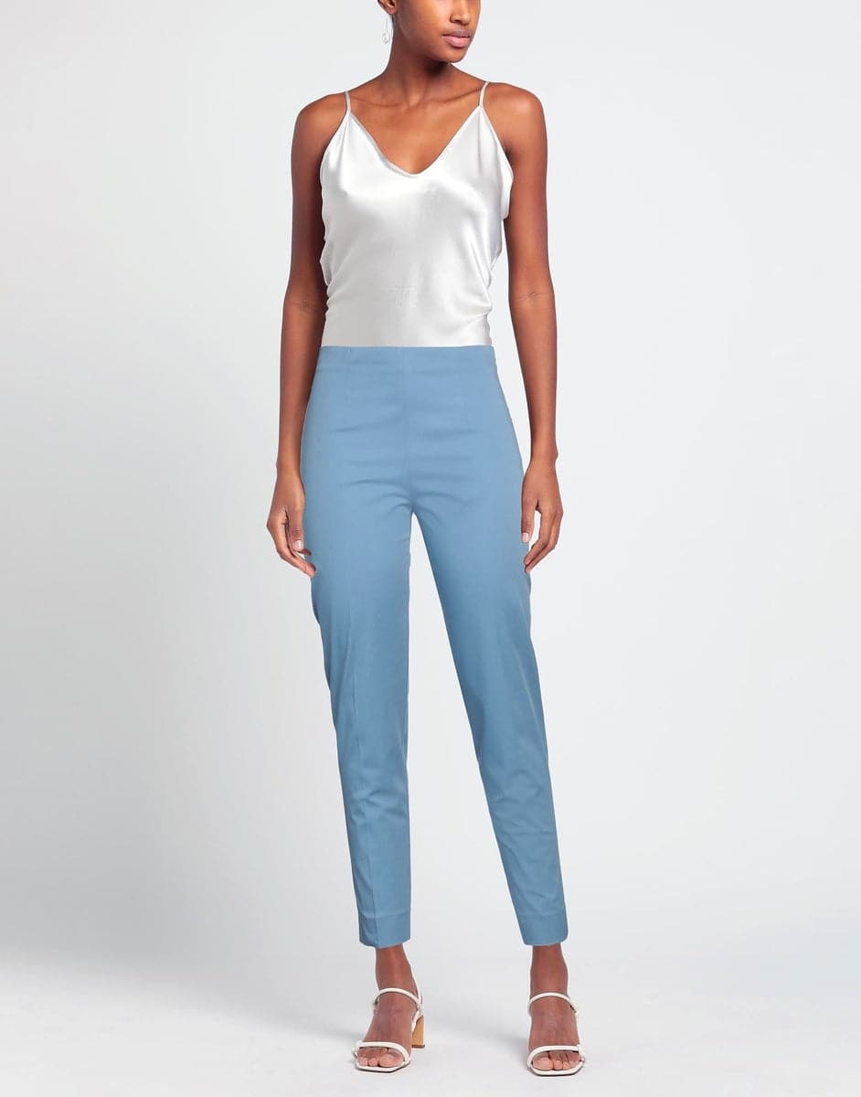 Pantalone in cotone-Blubianco-Pantaloni-Vittorio Citro Boutique