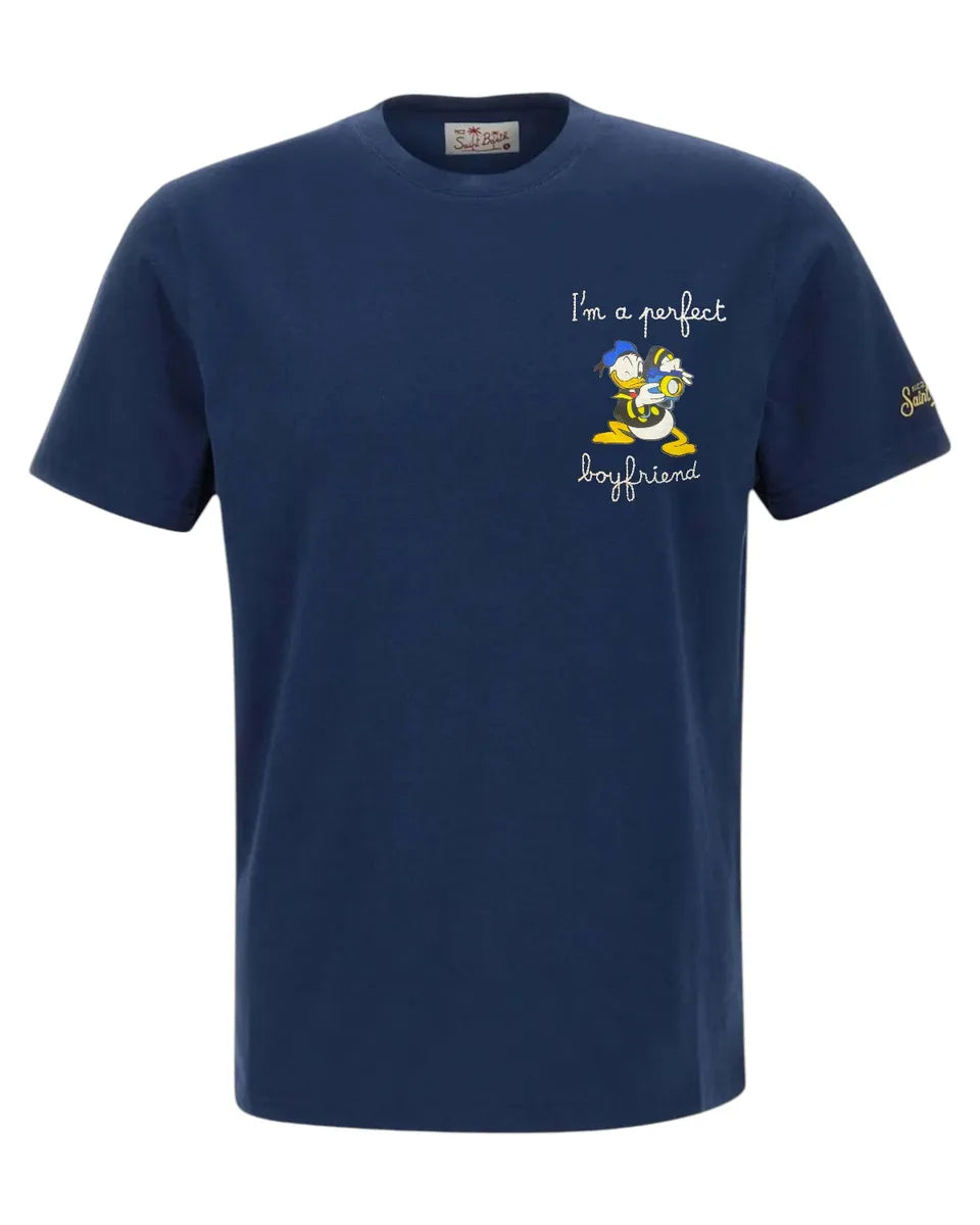 T-shirt “I’m a perfect boyfriend” | Donald Duck Disney-Mc2 Saint Barth-T-shirt-Vittorio Citro Boutique