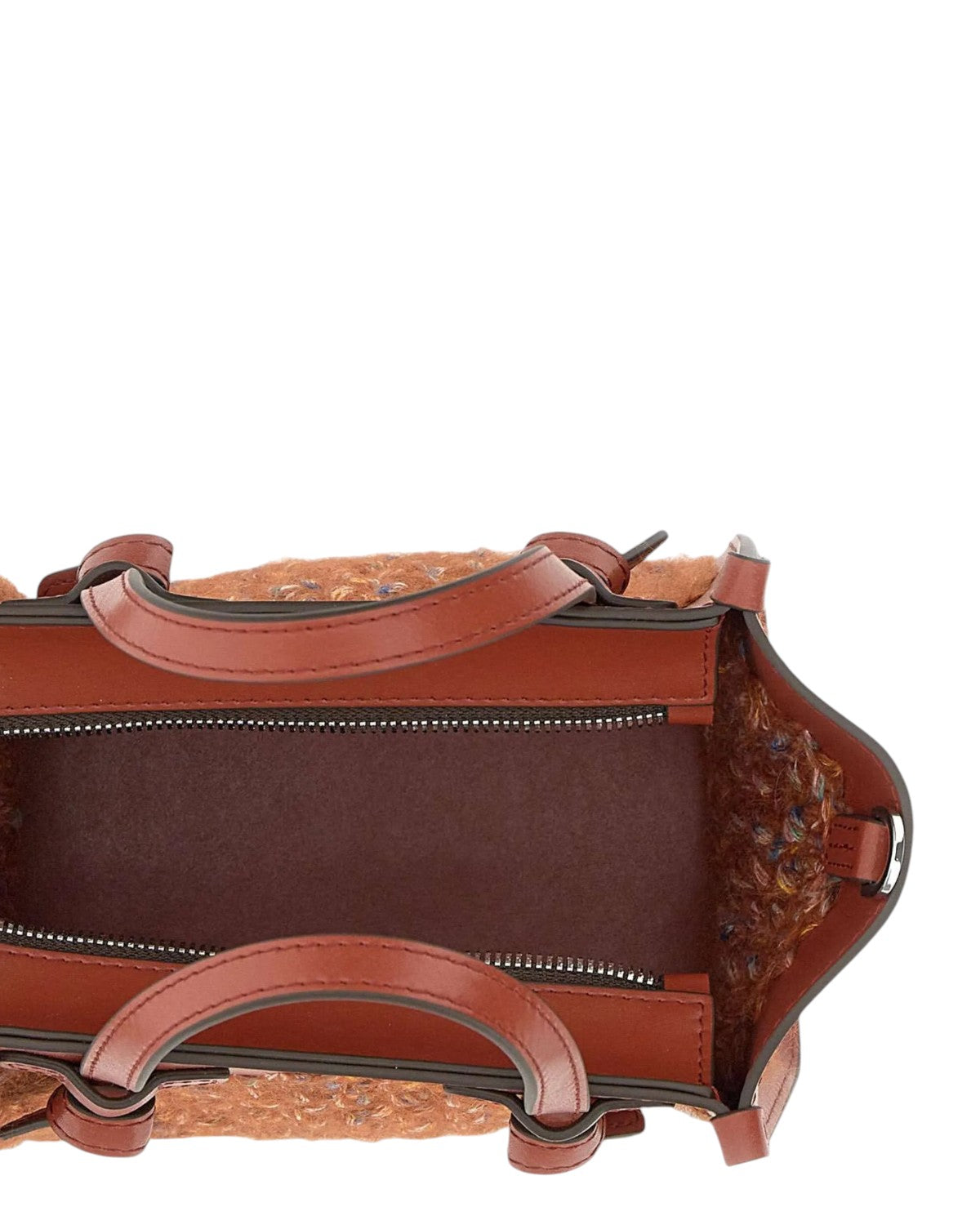 Borsa Miss Marcella in lana e pelle-Gianni Chiarini-Borse a mano-Vittorio Citro Boutique