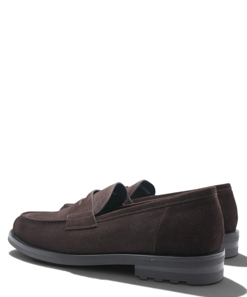 Mocassino Penny Loafer Uomo Camoscio Testa di Moro