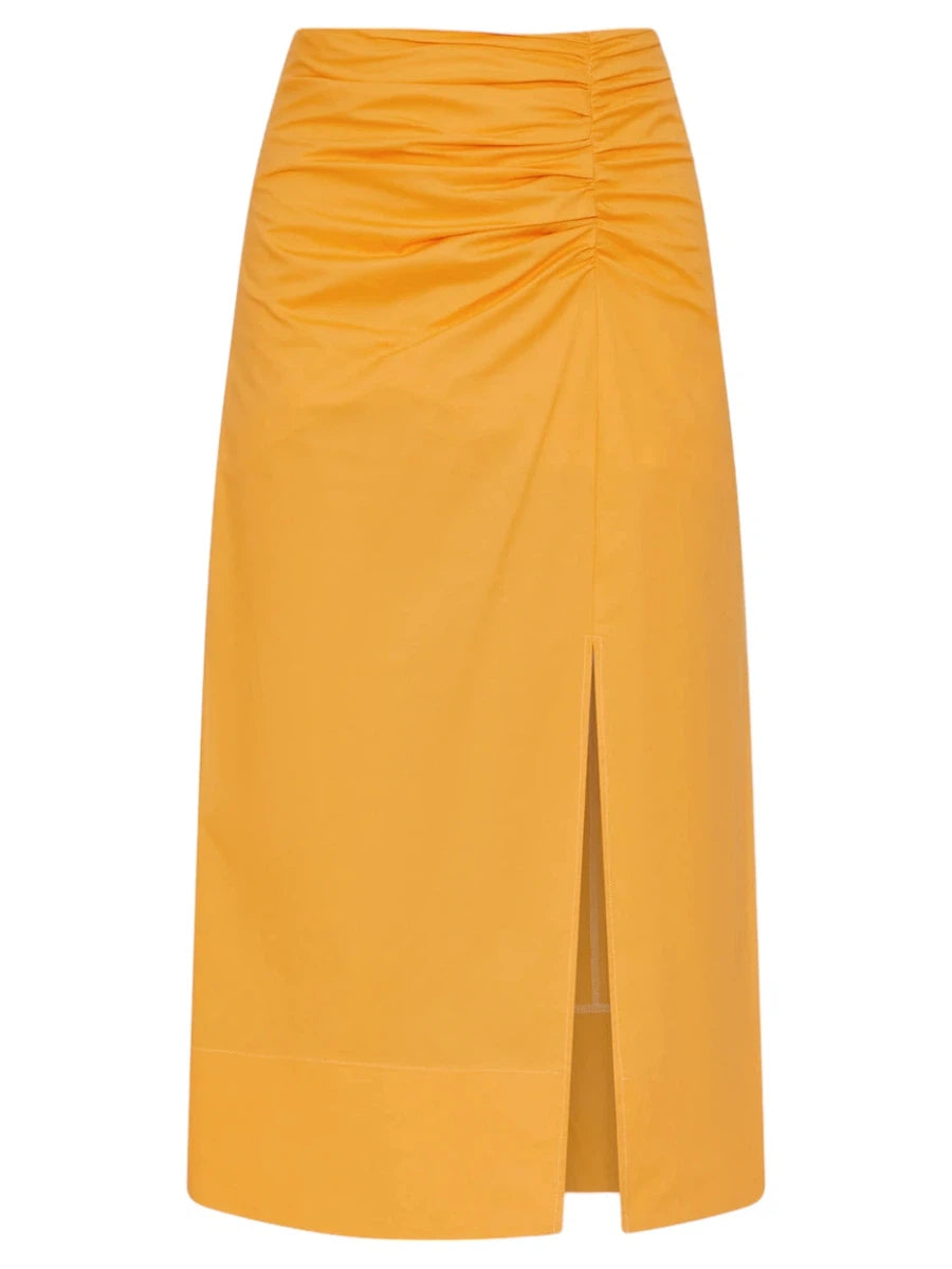 Gonna Midi Evviva a Fessura con Ruches-Gonne-Marella-Vittorio Citro Boutique